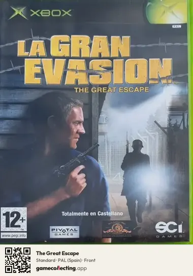 The Great Escape Xbox, Spain box front