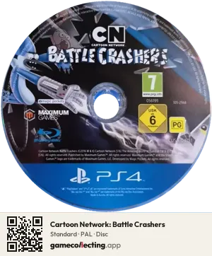Cartoon Network: Battle Crashers PlayStation 4, PAL disc