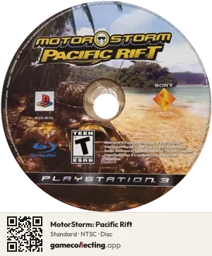 MotorStorm: Pacific Rift PlayStation 3, NTSC disc