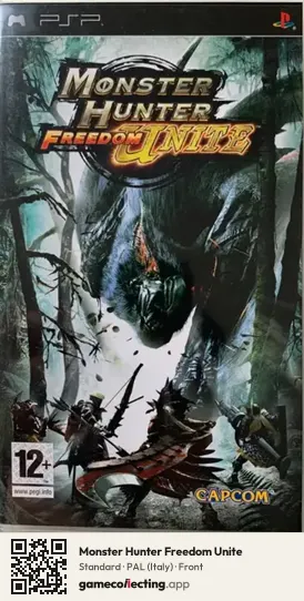 Monster Hunter Freedom Unite PlayStation Portable, Italy box front