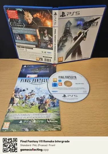 Final Fantasy VII Remake Intergrade PlayStation 5, France box front