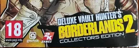 Borderlands 2, the PEGI square on its front