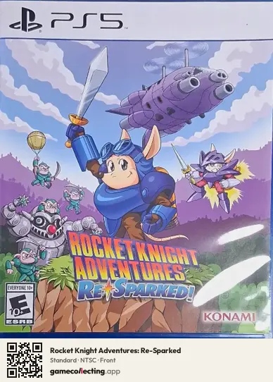 Rocket Knight Adventures: Re-Sparked PlayStation 5, NTSC box front