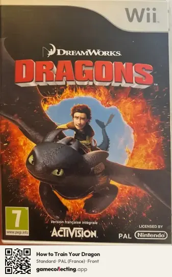 How to Train Your Dragon Nintendo Wii, France box front
