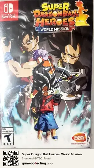 Super Dragon Ball Heroes: World Mission Nintendo Switch, NTSC box front