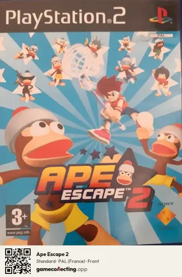 Ape Escape 2 PlayStation 2, France box front