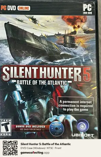 Silent Hunter 5: Battle of the Atlantic Computer, NTSC box front