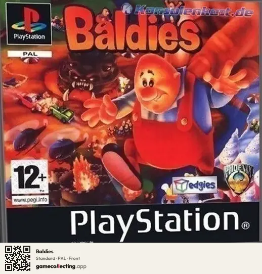 Baldies PlayStation, PAL box front