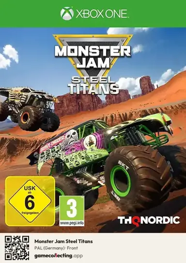 Monster Jam Steel Titans Xbox One, Germany box front