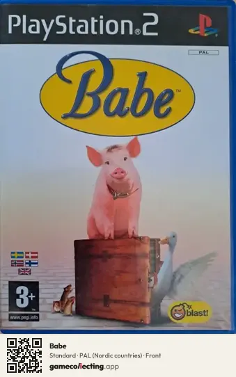 Babe PlayStation 2, Nordic countries box front