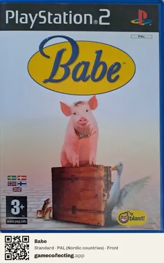 Babe PlayStation 2, Nordic countries box front