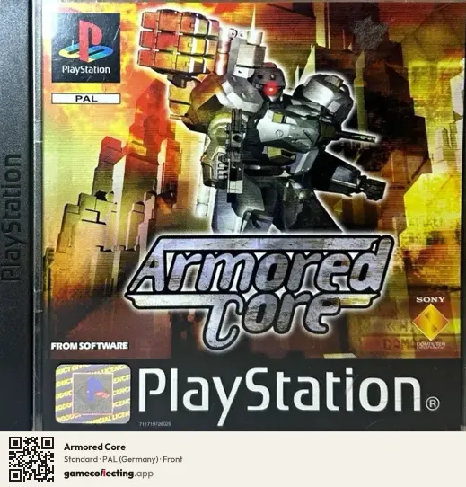 Armored Core PlayStation, Germany box front