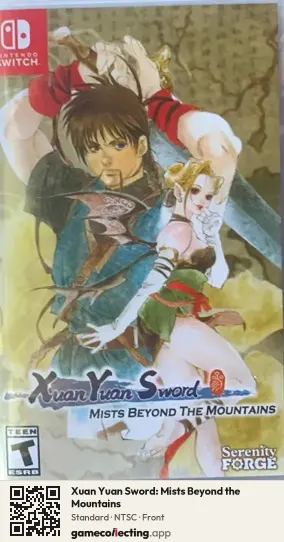 Xuan Yuan Sword: Mists Beyond the Mountains Nintendo Switch, NTSC box front