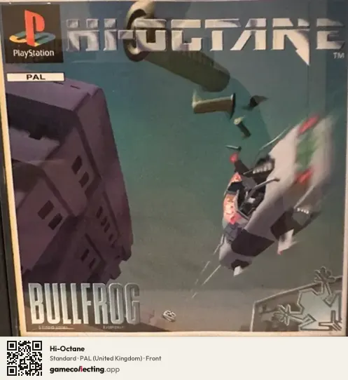 Hi-Octane PlayStation, United Kingdom box front