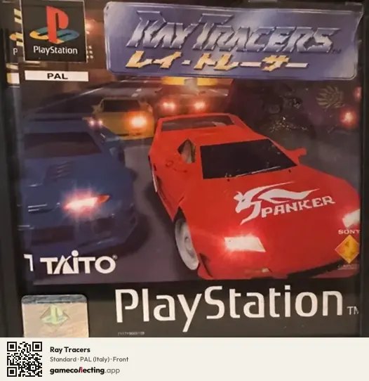 Ray Tracers PlayStation, Italy box front