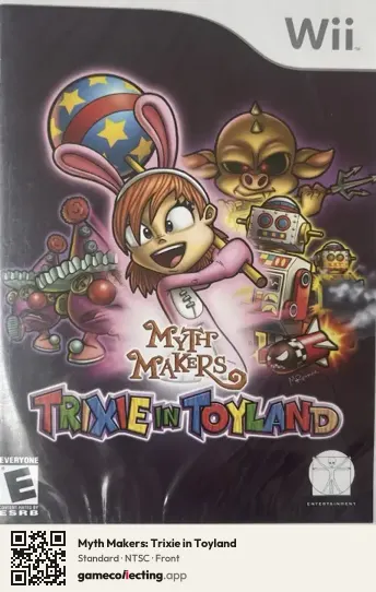 Myth Makers: Trixie in Toyland Nintendo Wii, NTSC box front