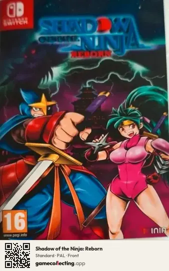 Shadow of the Ninja: Reborn Nintendo Switch, PAL box front