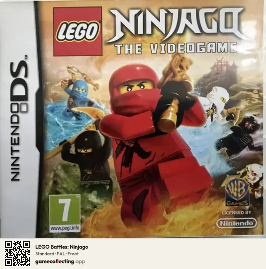 LEGO Battles: Ninjago Nintendo DS, PAL box front