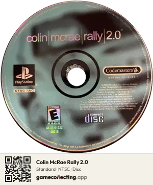 Colin McRae Rally 2.0 PlayStation, NTSC disc