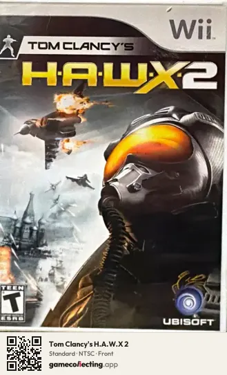 Tom Clancy's H.A.W.X 2 Nintendo Wii, NTSC box front