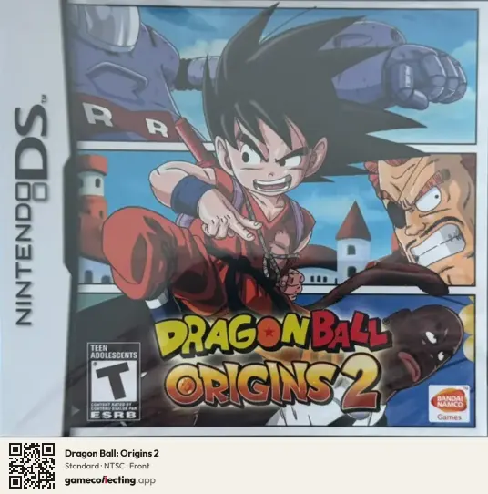 Dragon Ball: Origins 2 Nintendo DS, NTSC box front