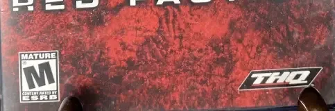 Red Faction, the ESRB box on its front