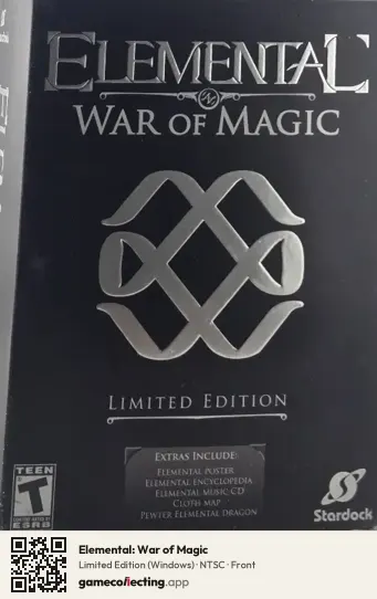 Elemental: War of Magic Computer, NTSC box front