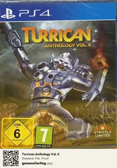 Turrican Anthology Vol. II PlayStation 4, PAL box front