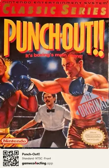 Punch-Out!! Nintendo Entertainment System, NTSC box front