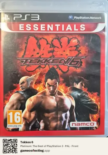 Tekken 6 PlayStation 3, PAL box front