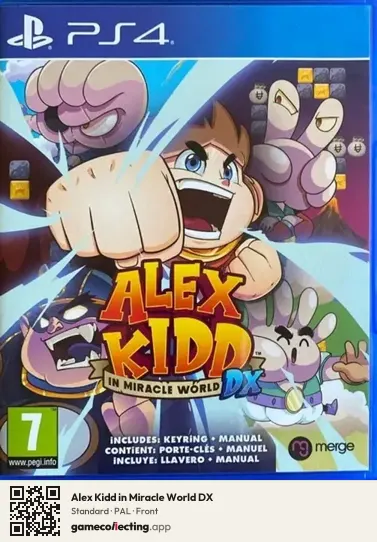 Alex Kidd in Miracle World DX PlayStation 4, PAL box front
