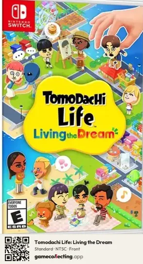 Tomodachi Life: Living the Dream Nintendo Switch, NTSC box front