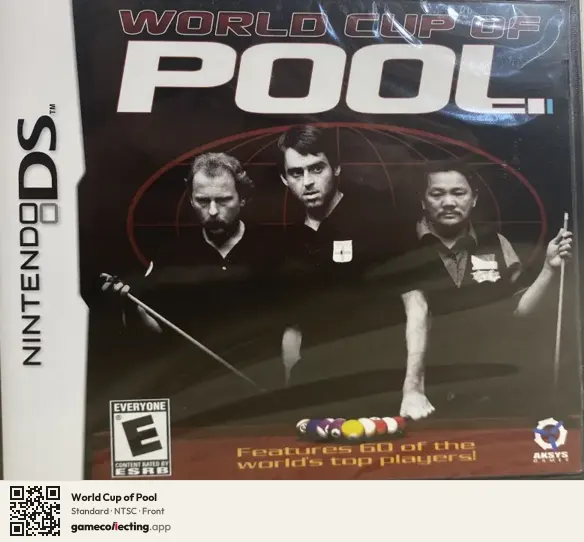 World Cup of Pool Nintendo DS, NTSC box front