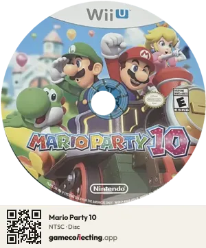Mario Party 10 Nintendo Wii U, NTSC disc