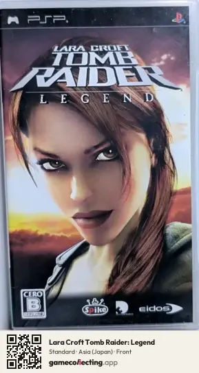 Lara Croft Tomb Raider: Legend PlayStation Portable, Asia box front