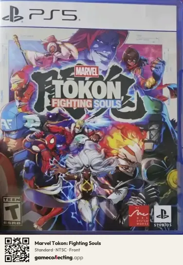 Marvel Tokon: Fighting Souls PlayStation 5, NTSC box front