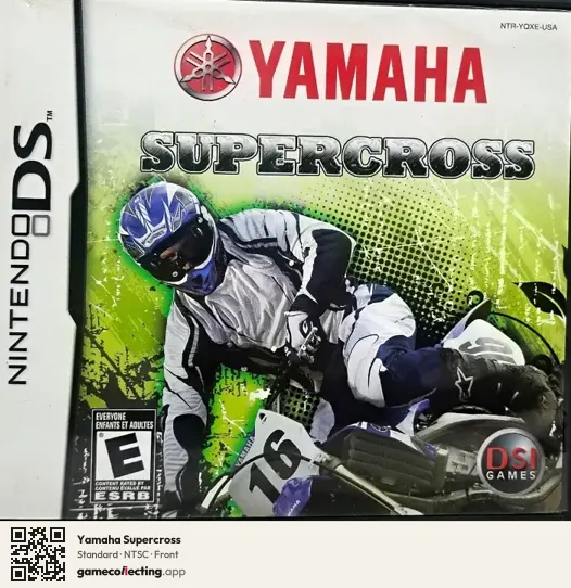 Yamaha Supercross Nintendo DS, NTSC box front