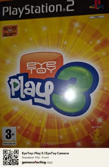 EyeToy: Play 3 / EyeToy Camera PlayStation 2, PAL box front