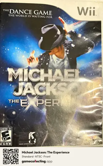 Michael Jackson: The Experience Nintendo Wii, NTSC box front