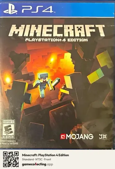 Minecraft: PlayStation 4 Edition PlayStation 4, NTSC box front