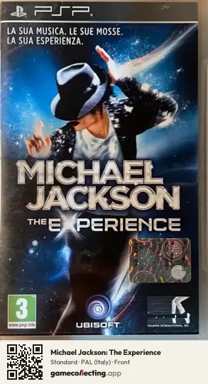 Michael Jackson: The Experience PlayStation Portable, Italy box front