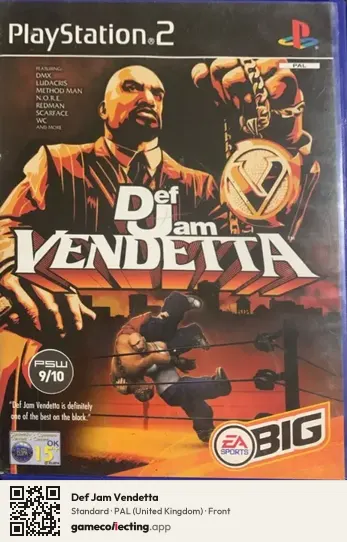 Def Jam Vendetta PlayStation 2, United Kingdom box front