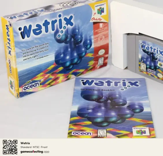 Wetrix Nintendo 64, NTSC box front