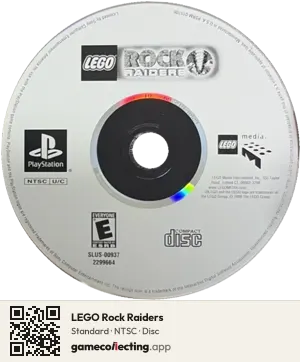 LEGO Rock Raiders PlayStation, NTSC disc