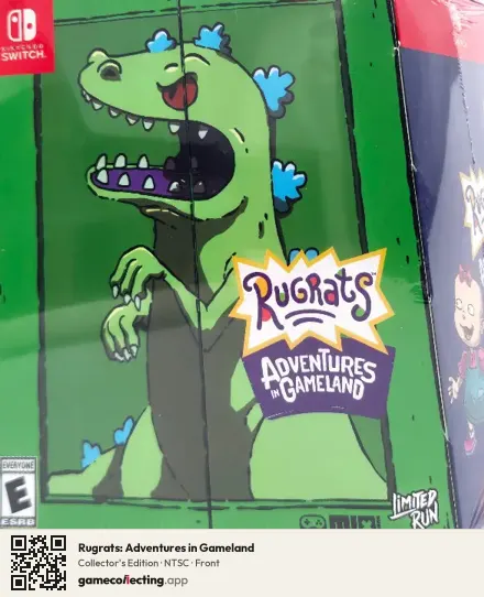 Rugrats: Adventures in Gameland Nintendo Switch, NTSC box front
