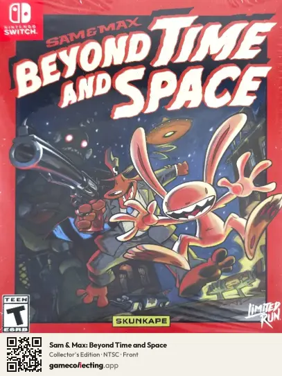 Sam & Max: Beyond Time and Space Nintendo Switch, NTSC box front