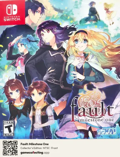 Fault: Milestone One Nintendo Switch, NTSC box front