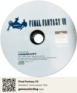 Final Fantasy VII PlayStation, Asia disc