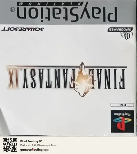 Final Fantasy IX PlayStation, Germany box front