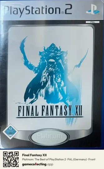 Final Fantasy XII PlayStation 2, Germany box front